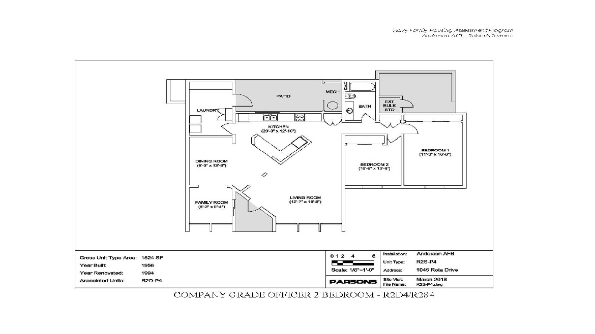 Company Grade 2 Bedroom